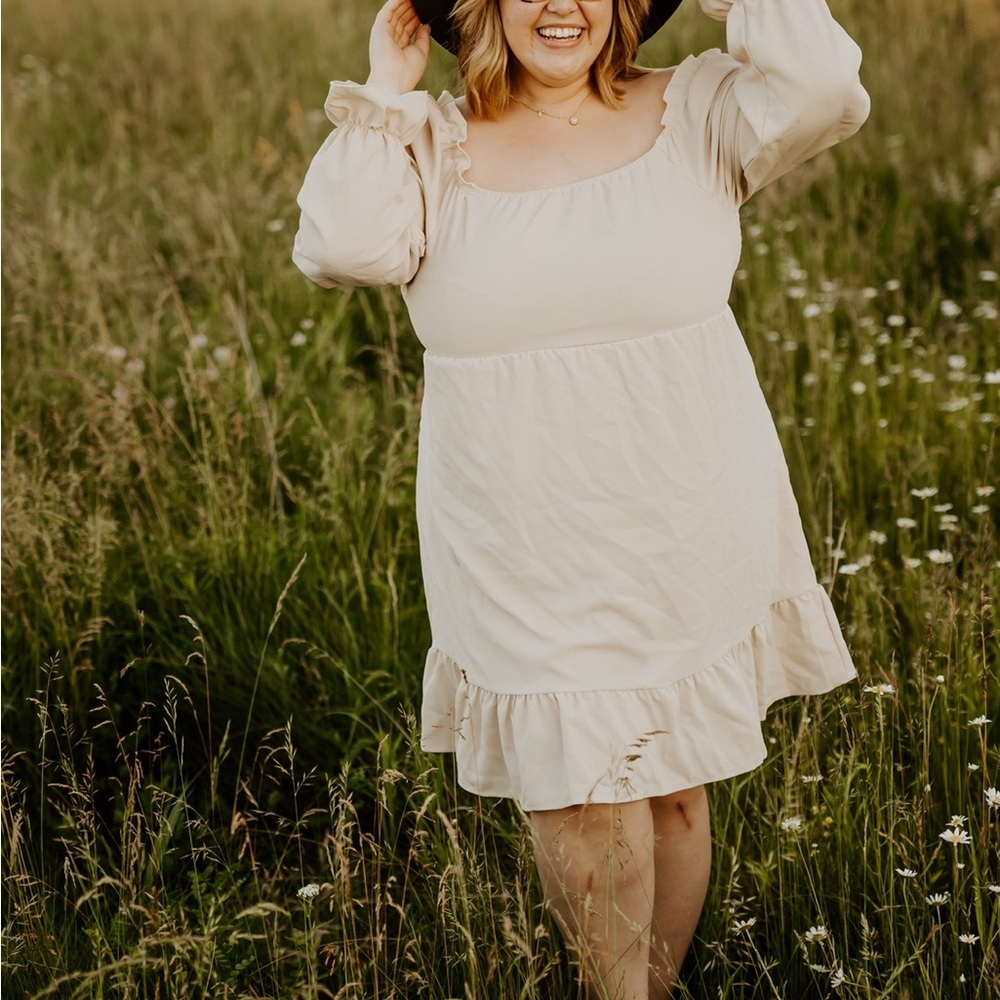 Elegant Cream Dress